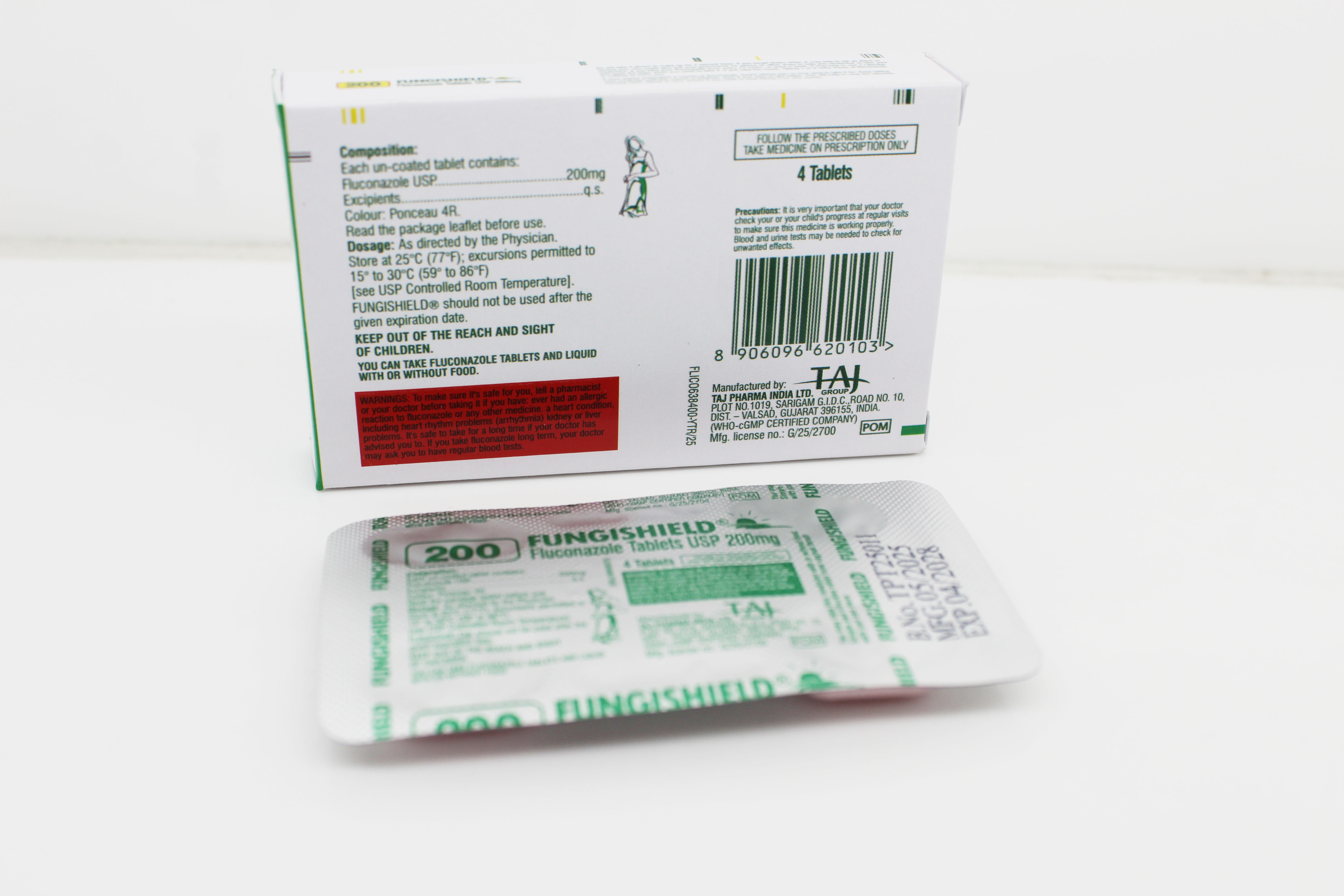 Fluconazole Tablets 200mg Manufacturer Vapi Gujarat